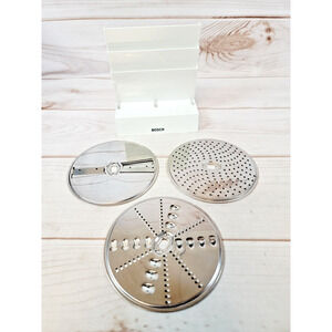 Bosch Compact Stand Mixer Replacement Slicer Discs And Holder Set Of 3